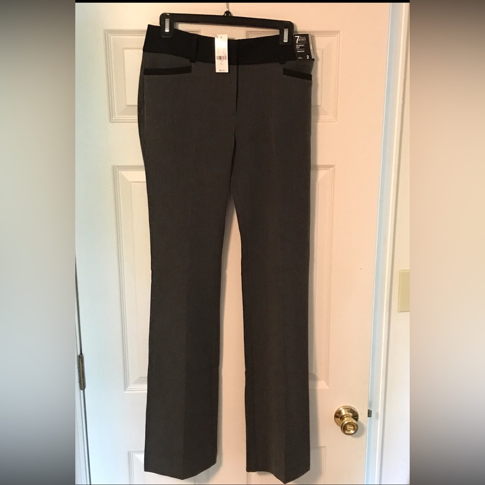 New York and Company Gray Dress Pants Size 2Tall